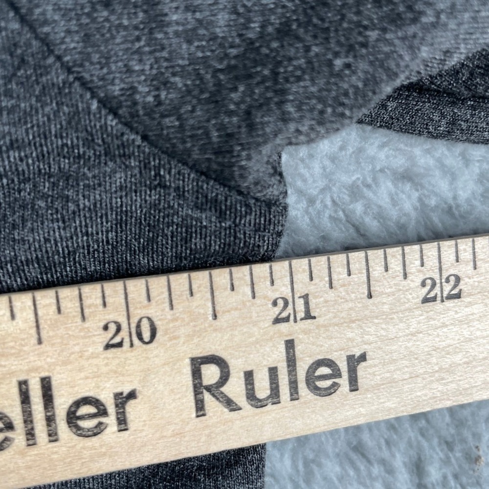 Porter & Ash Pullover Sweater Men's M Gray 2-Tone Collar Lightweight Quarter Zip - Picture 6 of 8